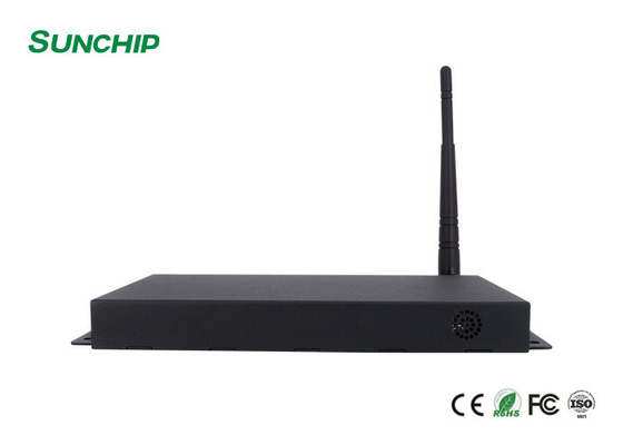 Το αρρενωπό ψηφιακό τοπικό LAN 4G του Media Player CMS WIFI BT συστημάτων σηματοδότησης κιβωτίων μετάλλων HD Media Player προαιρετικό