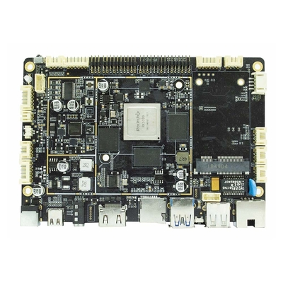 EMMc 16GB ενσωματωμένα RK3399 Linux εικονοκύτταρα διεπαφών 500W καναλιών USB πινάκων πολυ