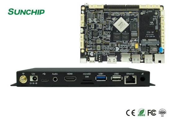 ΠΛΗΡΟΦΟΡΙΚΟ ψηφιακό σύστημα σηματοδότησης Media Player 8k 4K UHD κιβωτίων BT4.0 LVDS βιομηχανικό IoT