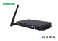Μαύρη μετάλλων υποστήριξη WIFI BT Ethernet 4G παραγωγής του Media Player HD συστημάτων σηματοδότησης κιβωτίων ψηφιακή