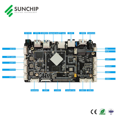 Διαδραστική οθόνη αφής Rockchip Motherboard RK3566 Quad Core LVDS HD-MI 4K Arm Android Motherboard