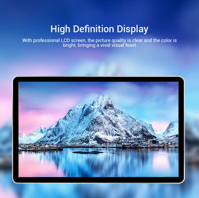 Χρήσιμη διαφημιστική οθόνη σήμανσης 21,5 ιντσών Εστιατόριο τοίχος πίνακες μενού LVDS EDP lcd ψηφιακή σήμανση LCD οθόνη αφής